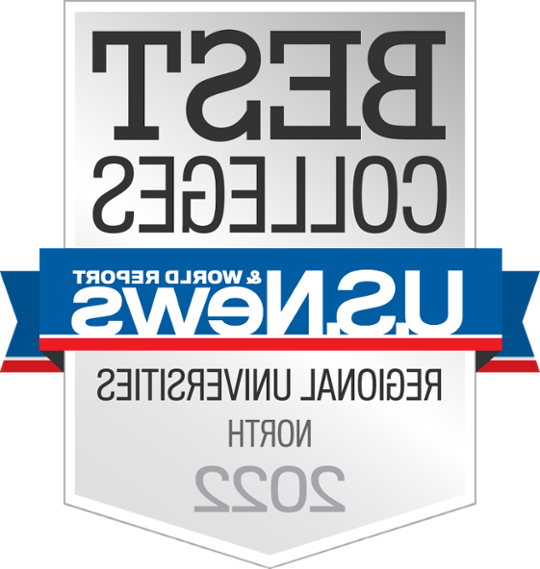 U.S. 新闻 & 世界报告徽章为2022年最佳地区大学北部奖.